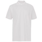 Youth Polo Shirts - White, Size 3/4 (XXS)