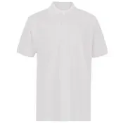 Youth Polo Shirts - White, Size 14/16 (L)