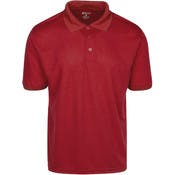 Men's Polo Shirts - Red, Small, Moisture Wicking