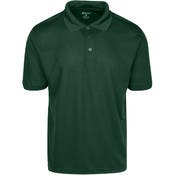 Men's Polo Shirts - Hunter Green, Medium, Moisture Wicking