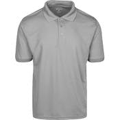 Men's Polo Shirts - Gray, 2X, Moisture Wicking