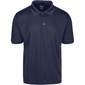 Men's Polo Shirts - Navy, 2X, Moisture Wicking