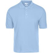 Men's Polo Shirts - Light Blue, Size Small