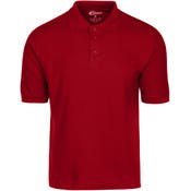 Men's Polo Shirts - Red, Size Small
