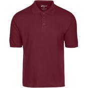 Men's Polo Shirts - Burgundy, Size Medium