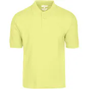 Men's Polo Shirts - Yellow, Size Medium