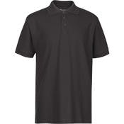 Men's Polo Shirts - Black, Size Large