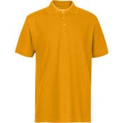 Men's Polo Shirts - Gold, Size Large