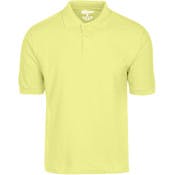 Men's Polo Shirts - Yellow, Size Large