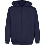 Youth Zippered Hoodies - Navy, Size 35/6