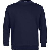 Youth Crew Neck Sweatshirts - Navy, Size 18/20
