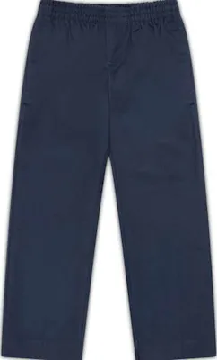 Unisex Pull-On Husky Pants - Size 16H, Navy