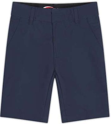 Boys Flat Front Shorts - Size 12, Navy