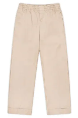 Unisex Pull On Pants - Size 10, Khaki
