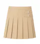 Girls' Pleated Skorts - Khaki, Size 12 (1 of 2)