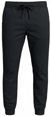 Men's Stretch Twill Joggers -Black, Size 3XL