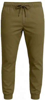 Men's Stretch Twill Joggers -Timber, Size 2XL