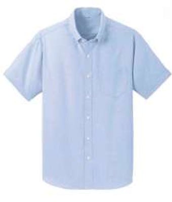 Boys' SS Oxford Shirts - Blue, XS