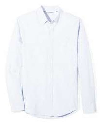 Boys' LS Oxford Shirts - White, XS