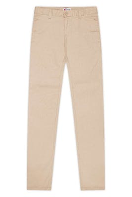 Juniors' Uniform Pants - Khaki, Size 1, Skinny Leg