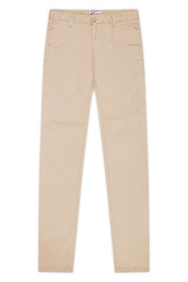 Juniors' Uniform Pants - Khaki, Size 15, Skinny Leg