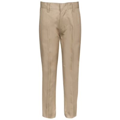 Boys' Uniform Pants - Khaki, Size 4, Double Layer Knee