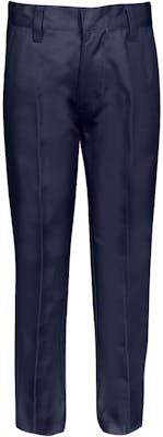 Boys' Uniform Pants - Navy, Size 8, Double Layer Knee