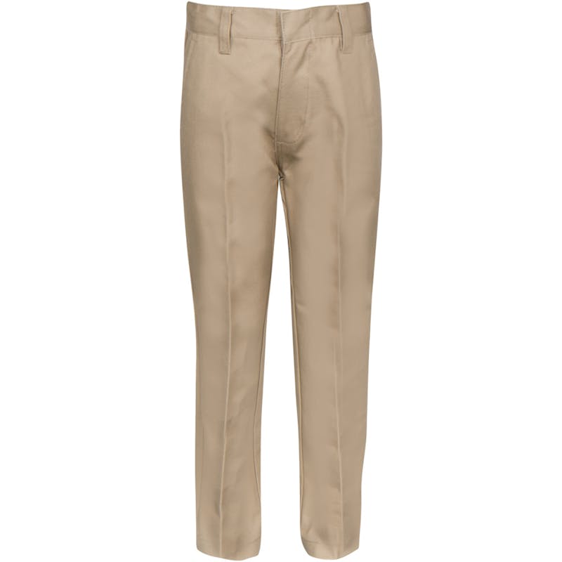 Premium Khaki Boys' Husky Uniform Pants - Size 10H