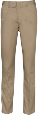Girls' Uniform Pants - Khaki, Size 5, Adjustable Waistband