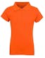 Juniors' Polo Uniform Shirts - Orange, Size Medium