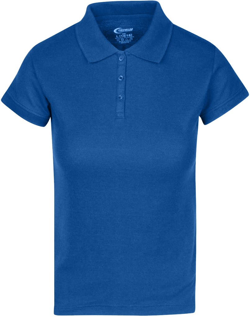 light blue school polo shirts