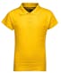 Juniors' Polo Uniform Shirts - Gold, Size Large