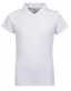 Juniors' Polo Uniform Shirts - White, Size Large