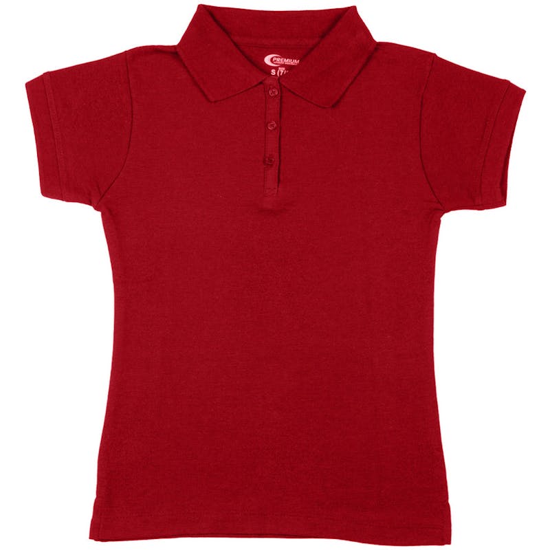 Premium Red Girls' Polo Shirts - Size 14/16 (L)