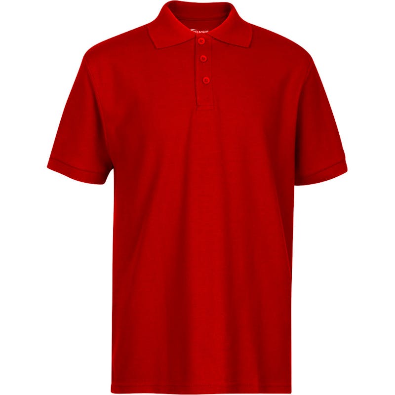 Premium Red Youth Polo Shirt - Size 18/20 (XL)