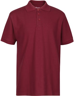 Men's Polo Shirts - Burgundy, Medium, Moisture Wicking