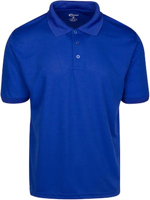 Men's Polo Shirts - Royal Blue, Medium, Moisture Wicking