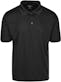 Men's Polo Shirts - Black, Large, Moisture Wicking