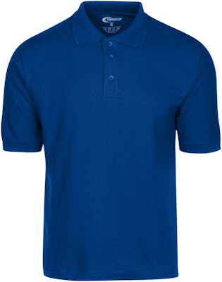 Men's Polo Shirts - Royal Blue Size Small