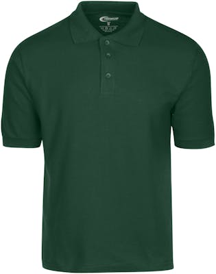 Men's Polo Shirts - Hunter Green, Size Medium