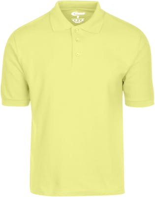 Men's Polo Shirts - Yellow, Size Medium
