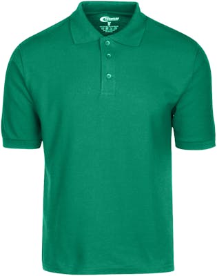 Men's Polo Shirts - Kelly Green, Size Large