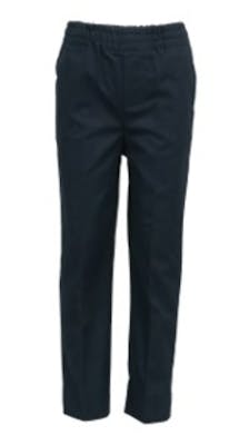 Boys' Uniform Pants - Navy, Size 4, Double Layer Knee