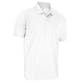 Men's Polo Shirts - White, Large, Moisture Wicking