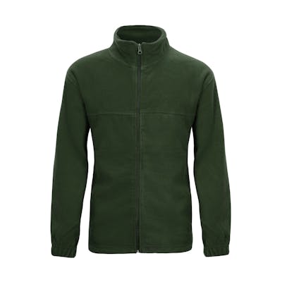 Youth Polar Fleece Jackets - 18/20 (XL), Hunter Green, Full Zip