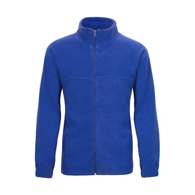 Youth Polar Fleece Jackets - 3/4 (XXS), Royal Blue, Full Zip