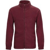 Youth Polar Fleece Jackets - 3/4 (XXS), Burgundy, Full Zip