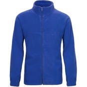 Youth Polar Fleece Jackets - 3/4 (XXS), Royal Blue, Full Zip