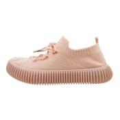 Women's Knit Sneakers - Rose Color, Sizes 6-11