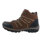Men's High-Top Hiking Boots - Brown, Whole & Half Sizes